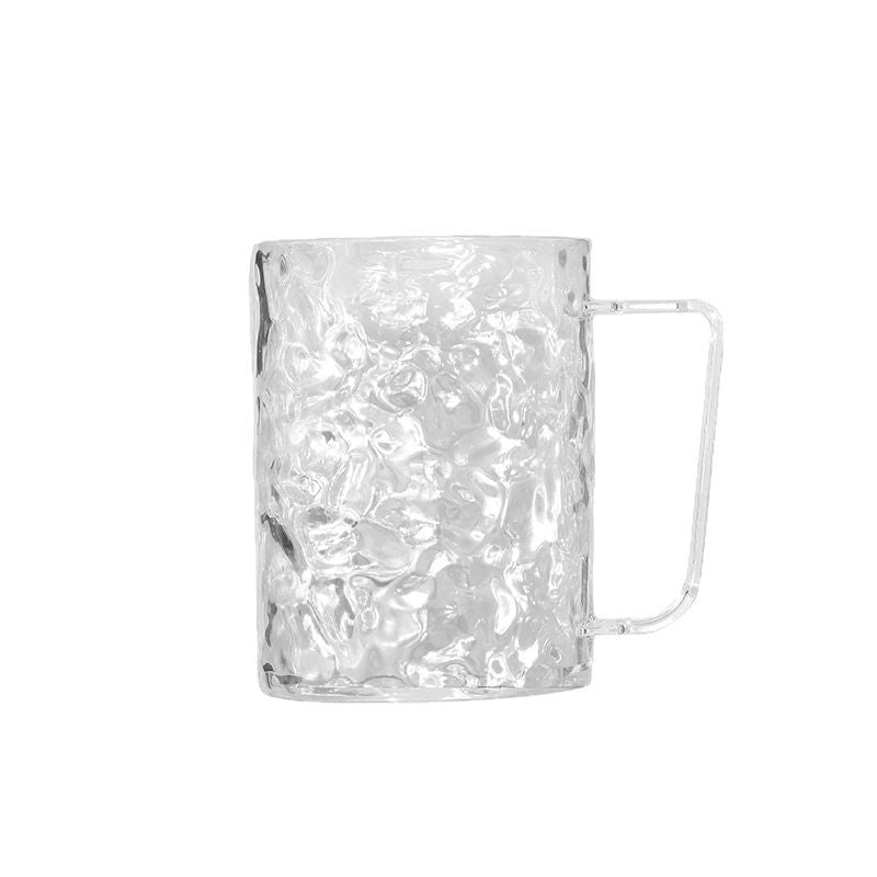 Glacier-patterned mouthwash cup, high-value toothbrush cup, universal, light luxury, high transparency, creative home toothbrush cup.