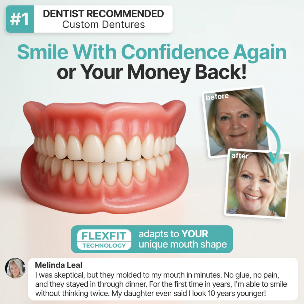 🌎Ends Today: 70% OFF! ⏰Luxparlora™ Medical Full Denture with Strong Suctiond🦷Obtain Relevant Association Certification