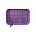 Silicone Wall Mounted Drain Soap Holder