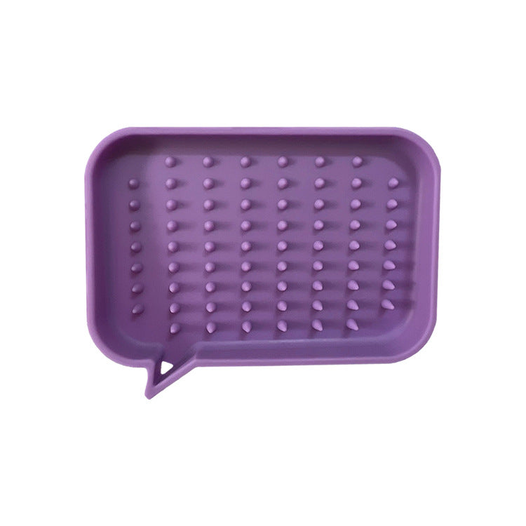 Silicone Wall Mounted Drain Soap Holder