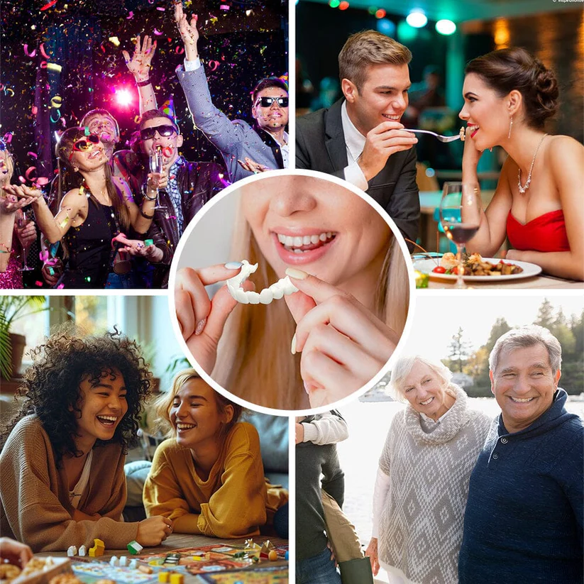 Official Store | Sparksalezoner™ Smile Series Moldable Dentures🧑🏽‍⚕️Obtain  Dental Association  Certification ✅