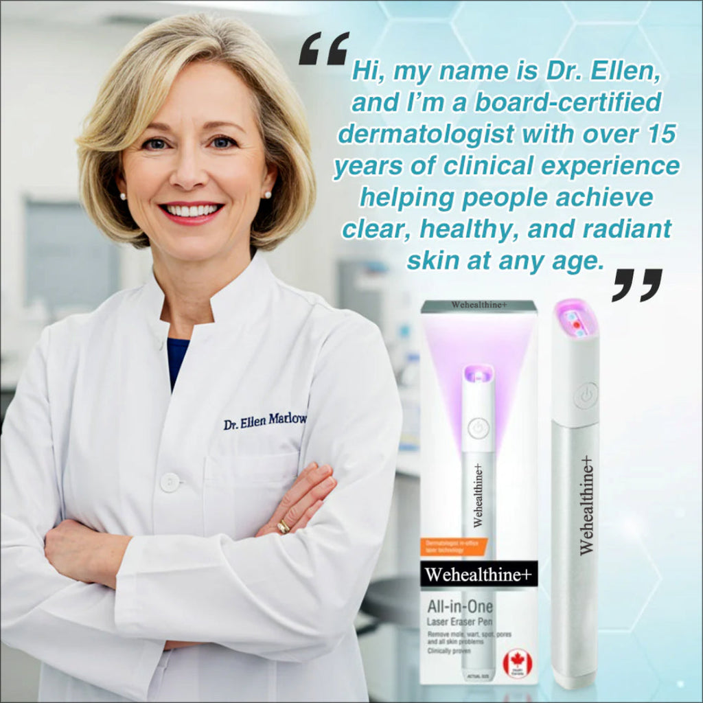 ☂Sparksalezoner® VelvetSkin+Series ⚔️All-in-One Laser Eraser Pen🖊️ (🔬Powered by CO₂ laser technology – effectively removes moles, warts, skin tags, pigmentation spots, and other skin imperfections)