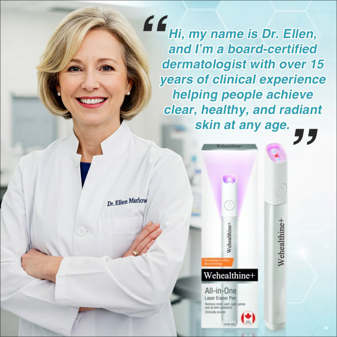 ☂Sparksalezoner® VelvetSkin+Series ⚔️All-in-One Laser Eraser Pen🖊️ (🔬Powered by CO₂ laser technology – effectively removes moles, warts, skin tags, pigmentation spots, and other skin imperfections)