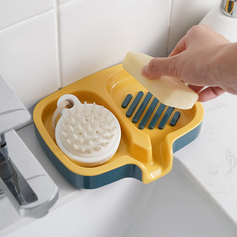 Double Layer Drain Soap Storage Box