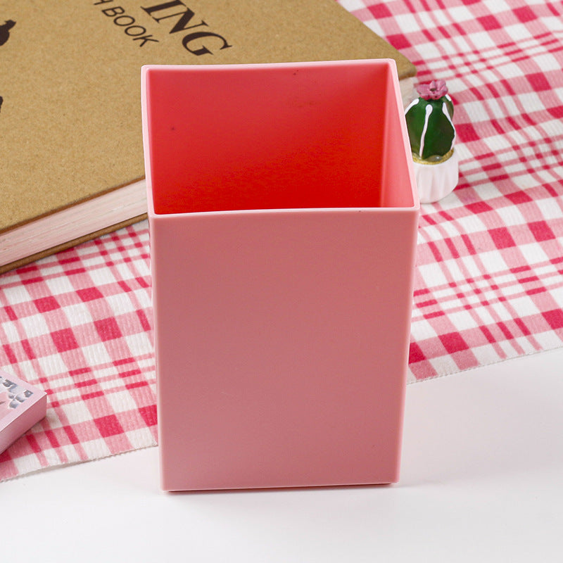 Minimalist Square Desk Pen Holder Organizer