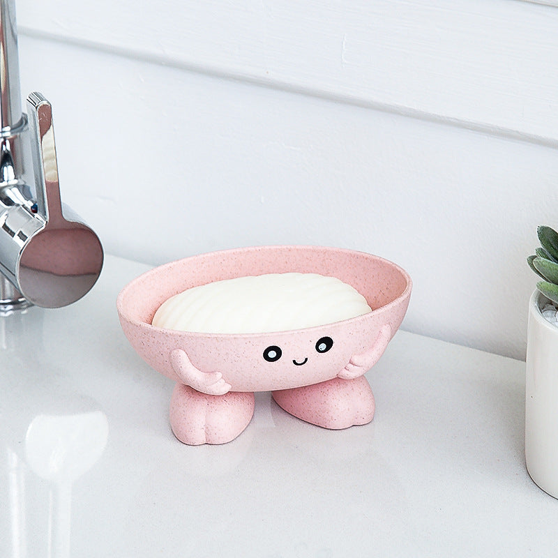 Wheat Straw Cartoon Soap Dish