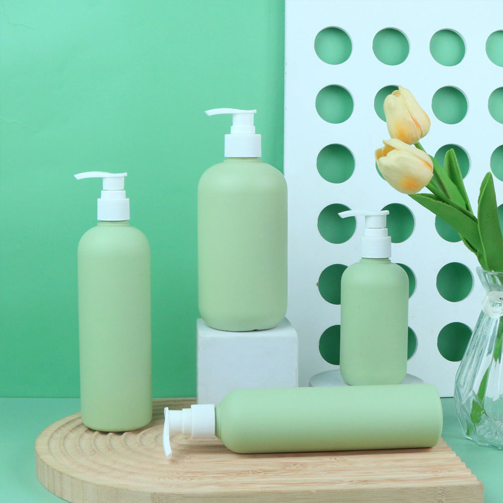 HDPE Green Shampoo Lotion Bottle 200_500ml