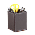 Leather Desk Pen Holder Organizer