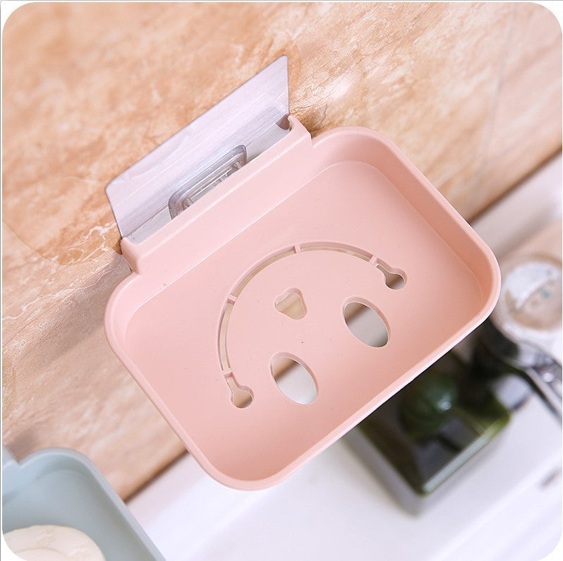 Smiley Wall Mounted Drain Soap Holder