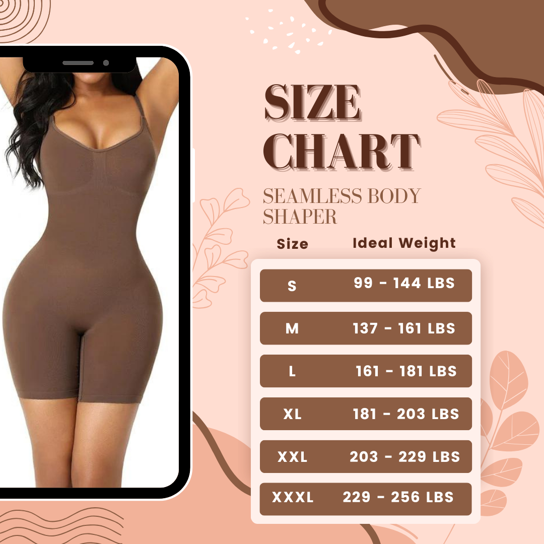 Luxparlora® Seamless Body Shapewear for Women Butt Lifter Bodysuit Tummy Control Seamless Shapewear Comfort Womenswear 3