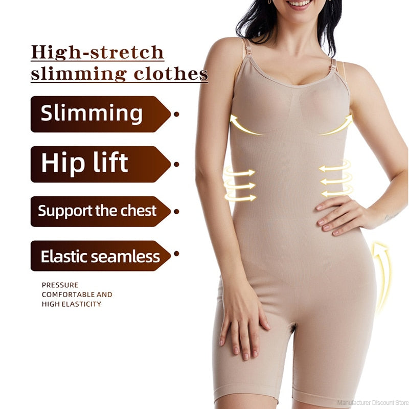 Luxparlora® Seamless Body Shapewear for Women Butt Lifter Bodysuit Tummy Control Seamless Shapewear Comfort Womenswear 3