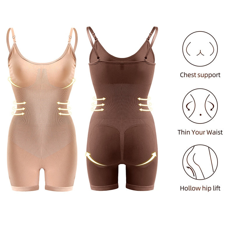 Luxparlora® Seamless Body Shapewear for Women Butt Lifter Bodysuit Tummy Control Seamless Shapewear Comfort Womenswear 3