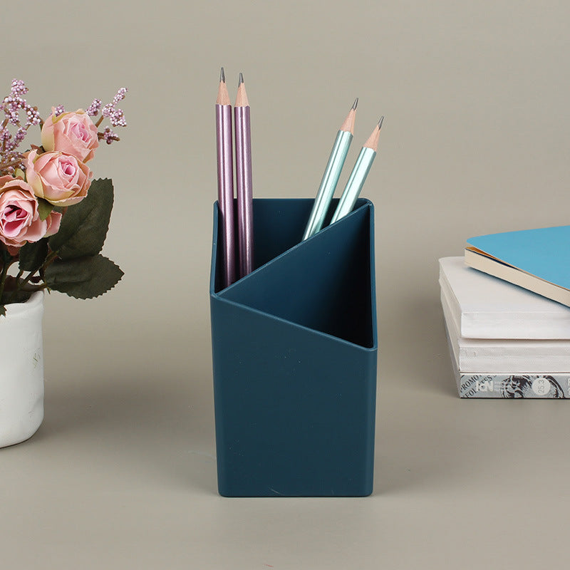 Colorful Square Desk Pen Holder Organizer