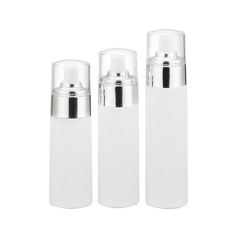 PET Silver Cap Spray Cosmetic Bottle 100ml