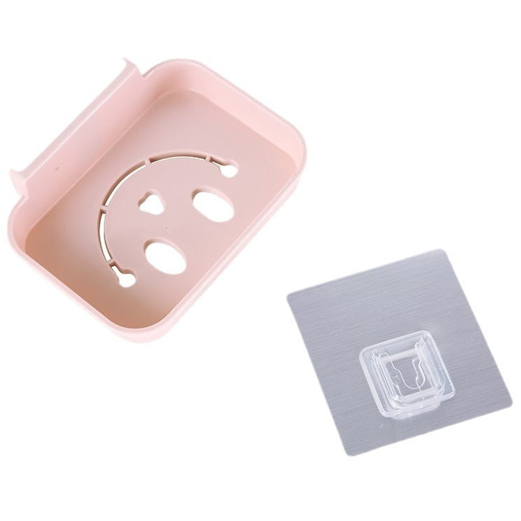 Smiley Wall Mounted Drain Soap Holder