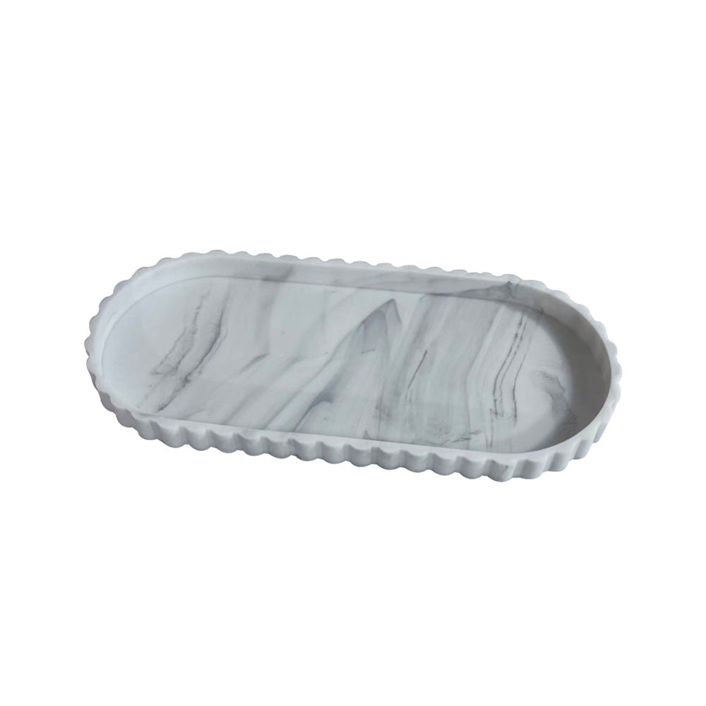 Silicone Oval Sink Storage Tray