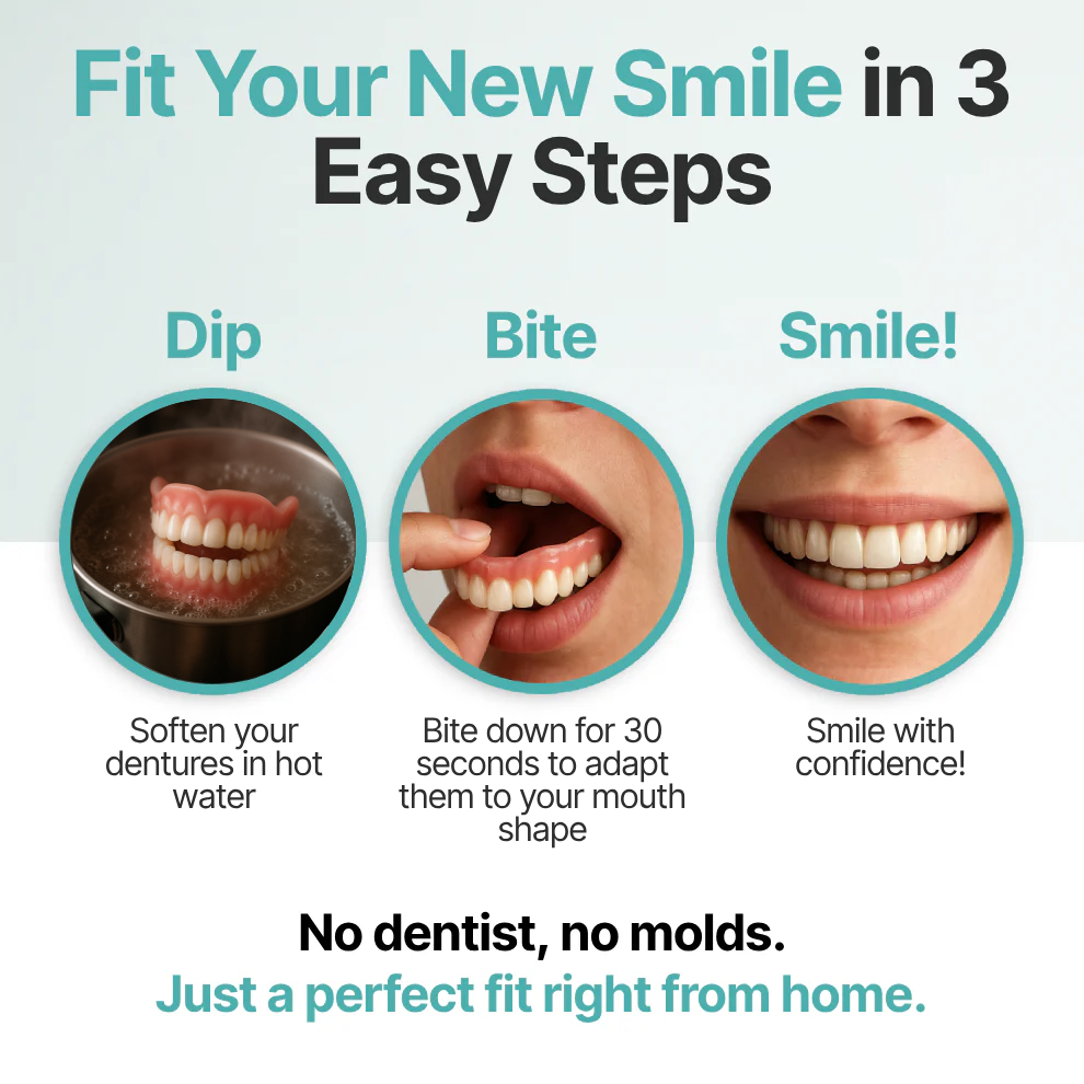 🌎Ends Today: 70% OFF! ⏰Luxparlora™ Medical Full Denture with Strong Suctiond🦷Obtain Relevant Association Certification