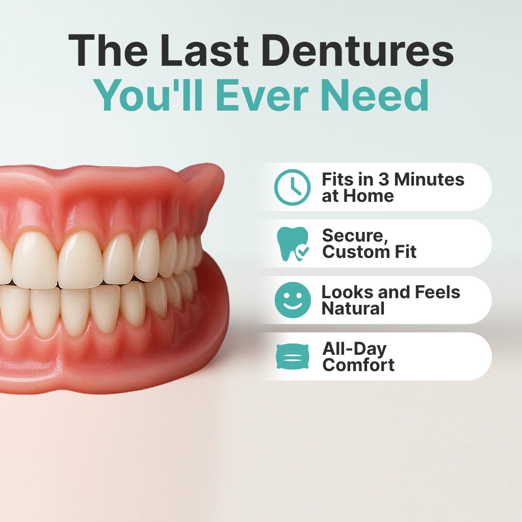 Ends Today: 70% OFF!Sparksalezoner™? Custom-Fit Full Functional DenturesMake you more confident