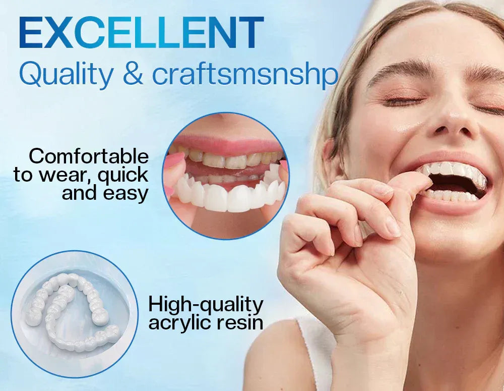 Official Store | Sparksalezoner™ Smile Series Moldable Dentures🧑🏽‍⚕️Obtain  Dental Association  Certification ✅